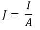 formula of current density