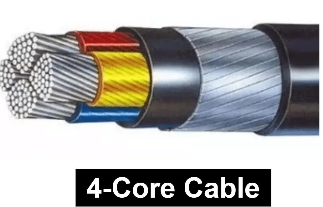 4-core cable