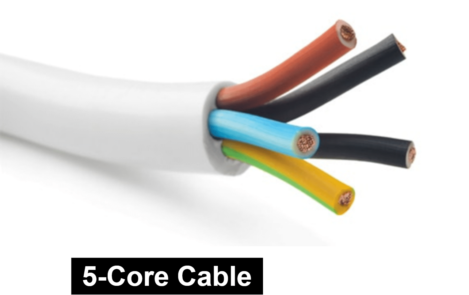 5-core cable