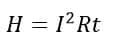 resistance heating formula