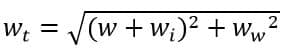 resultant weight of conductor after considering wind and ice load