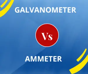 Difference between Ammeter and Galvanometer
