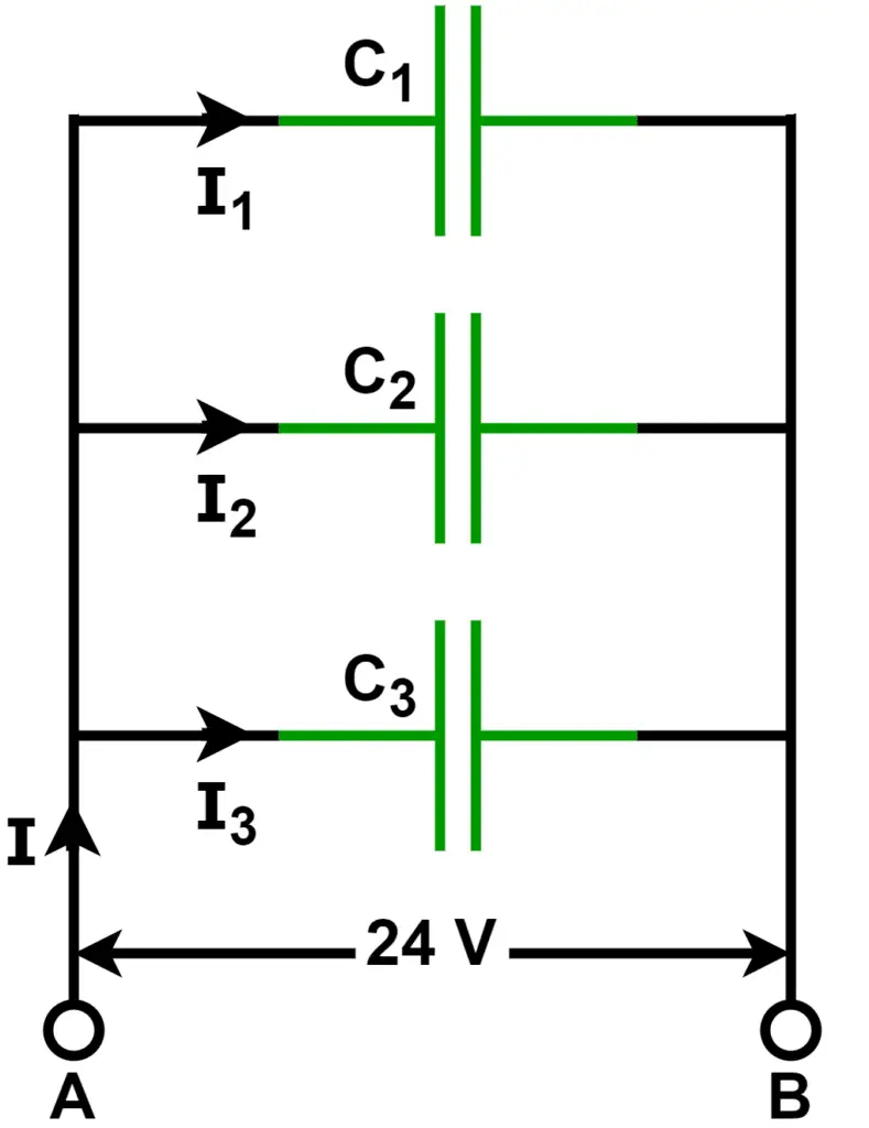 capacitors in parallel