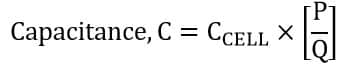 Total capacitance