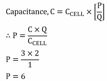 Ultracapacitors Example No1- Capacitance calculation