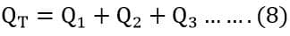 total charge of capacitors 