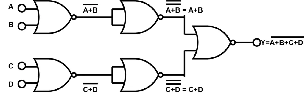 4-input NOR Function