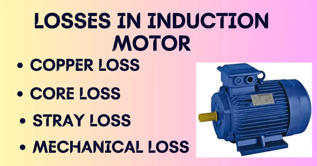 losses in induction motor explained