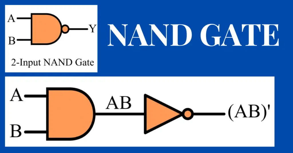 Logic NAND Gate- Symbol, Truth Table, Circuit Diagram, Working explained