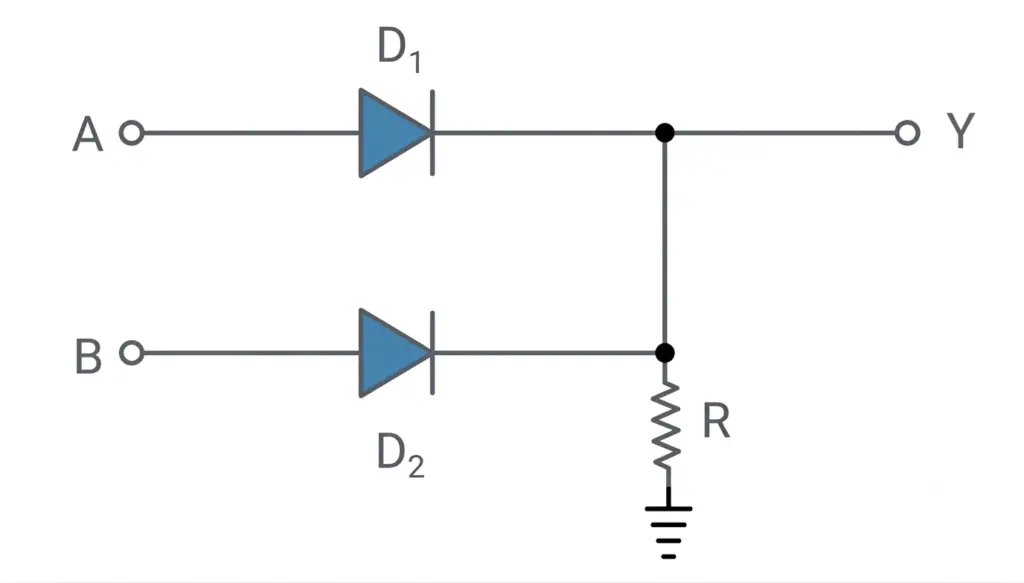 OR Gate Diode Circuit Diagram