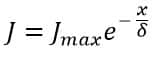 current density  formula 