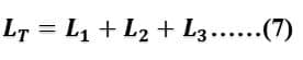 total inductance of series connected inductor 