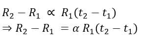 temperature coefficient of resistance of electrical material