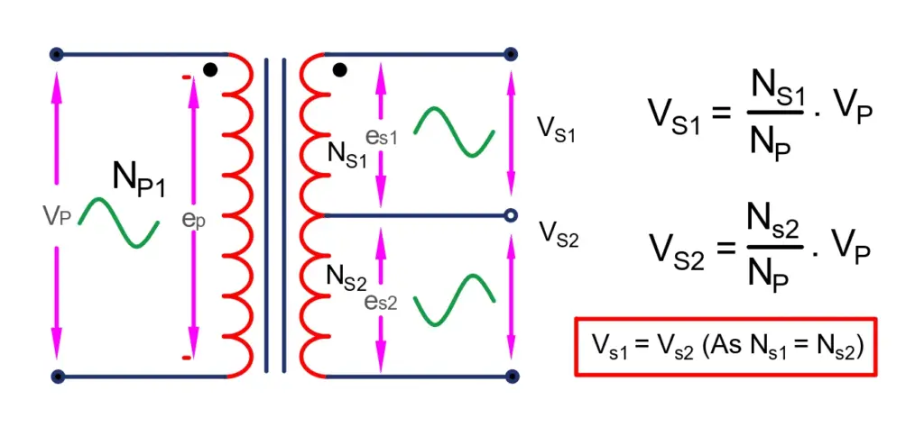 centre tapped transformer