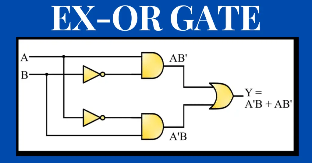 Exclusive-OR Gate with EX-OR Gate Truth Table explained