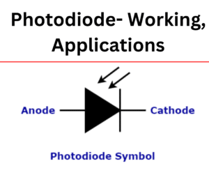 Photodiode- symbol, Working, Modes, Characteristics, Applications