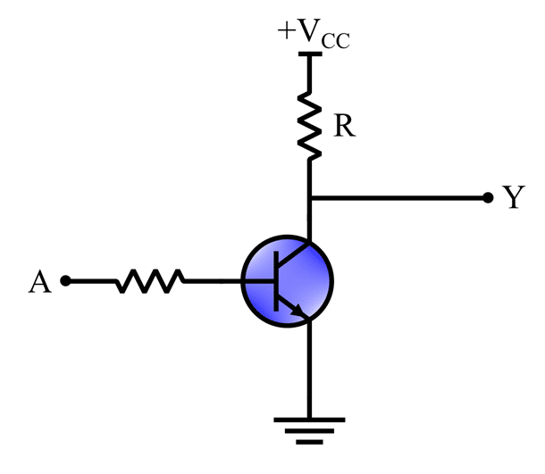 NOT Gate in Transistor Logic