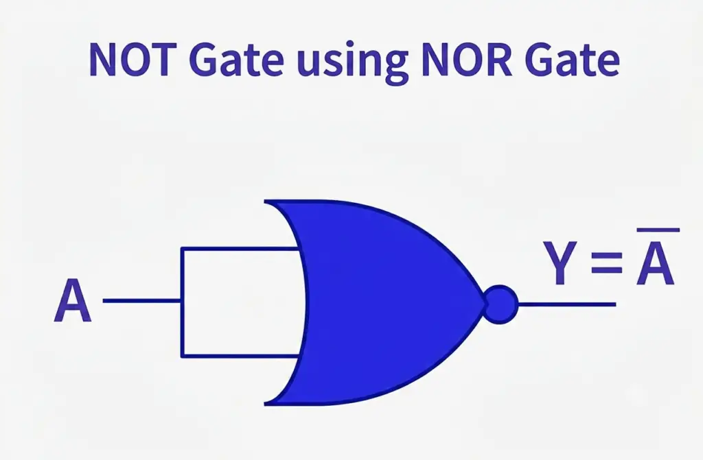 NOT gate using NOR gate