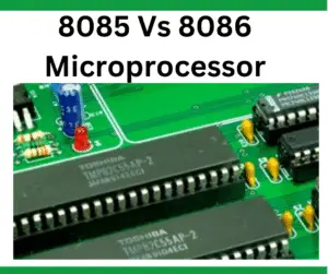 Difference between 8085 and 8086 Microprocessor