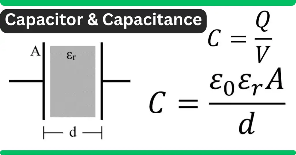 Capacitor and Capacitance- Definition, Formula, Applications