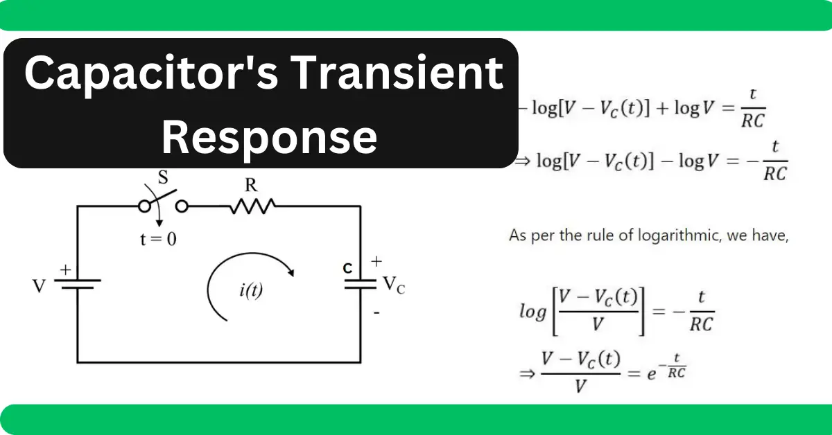 Transient Transient Response of Capacitor- RC Circuit Transient Behavior