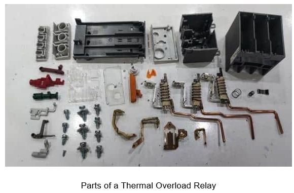 parts of Thermal Overload Relay