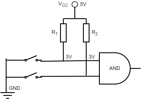 pull up resistor in circuit