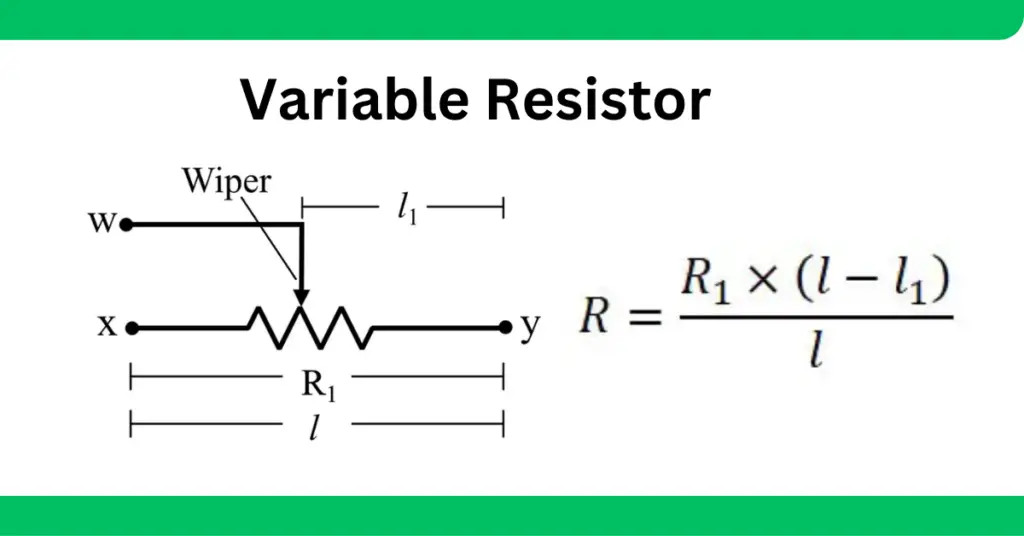 Variable Resistor: Definition, Symbol, Working, Formula, Diagram, Types, Applications