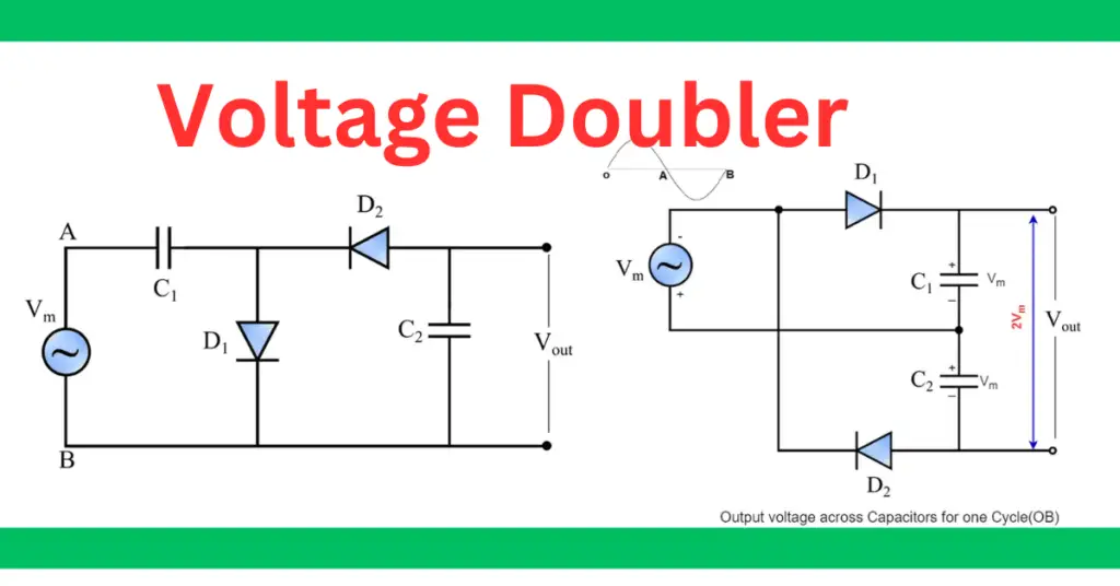 Voltage Doubler- Circuit Diagram, Half-Wave & Full-Wave explained
