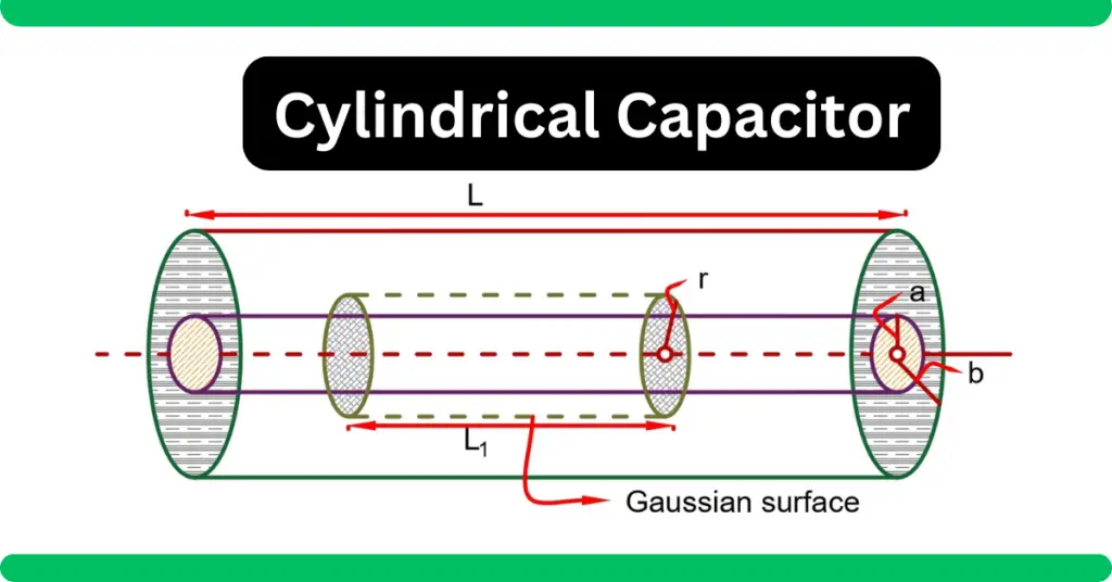 Cylindrical Capacitor- Construction, Working, Formula & Applications