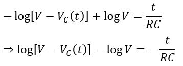 derivation of charging equation of transformer