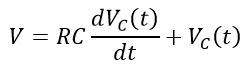 KVl equation - transient response of capacitor
