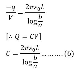 mathematical Derivation of Cylindrical Capacitor Formula