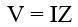 voltage drop formula for AC circuit