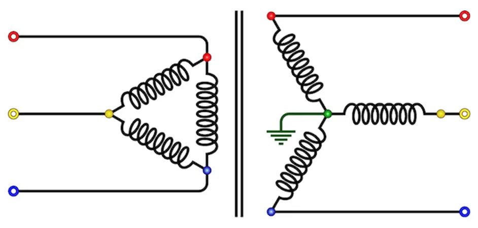 star configuration of transformer