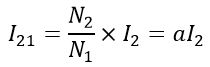 secondary transformer current referred to primary