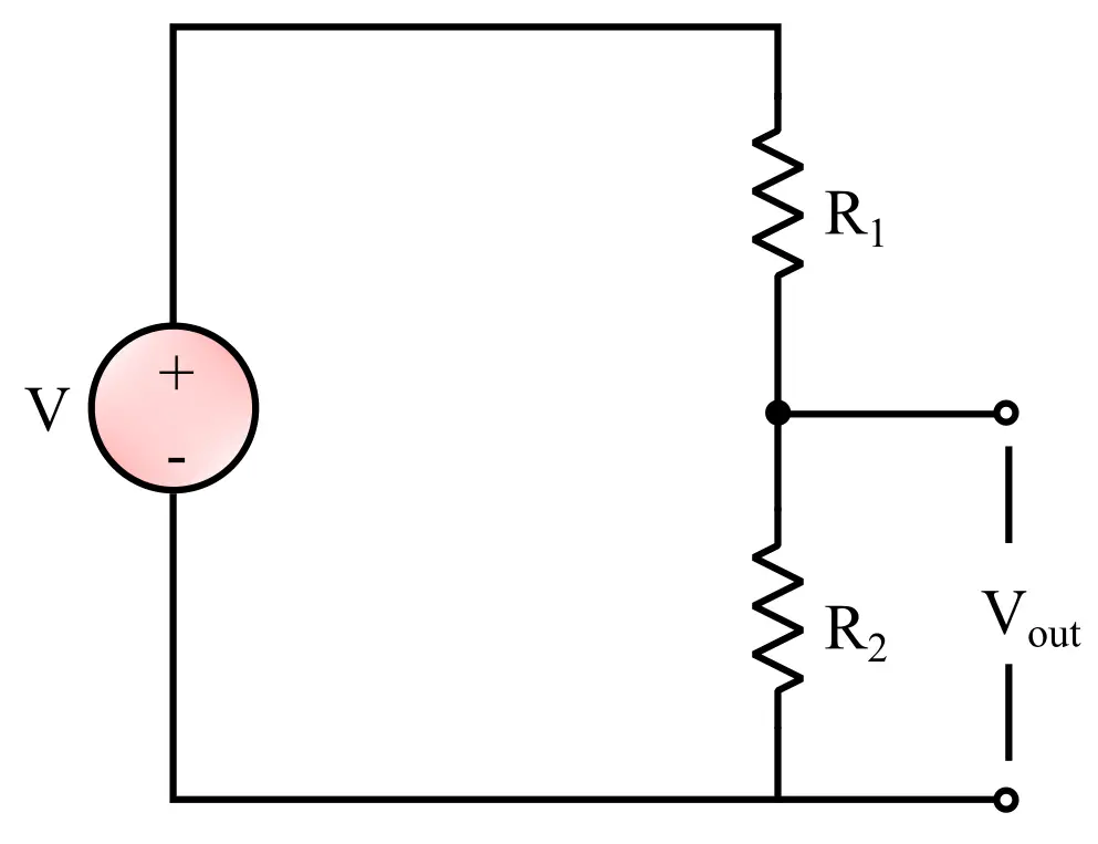 Circuit Diagram of Voltage Divider