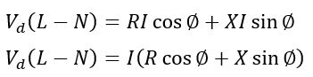 Voltage drop formula- voltage drop(L-N) formula in AC circuit