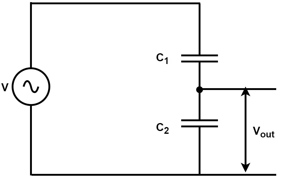 Capacitive Voltage Divider circuit