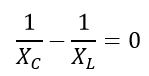 condition of parallel resonance