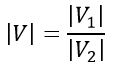 magnitude of the resultant phasor- division of phasor