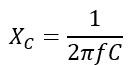 reactance of capacitor