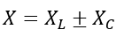 reactance of RLC circcuit