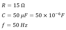 numerical problem-2-given data