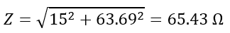 numerical problem-2- calculation of impedance