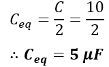 equivalent capacitance 2- solved problem