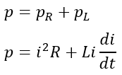 instantaneous power equation of rl series circuit