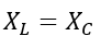 reactance under resonance