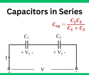Capacitors in Series- Circuit Diagram and Formula