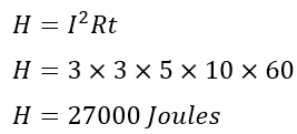 Solved Example 2 on Heating Effect of Electric Current